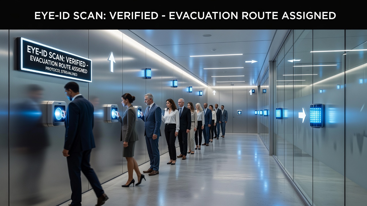 How Eye-Based Identification Pairs with Signal Beacons to Streamline Emergency Evacuation Protocols